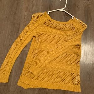 Yellow light sweater
